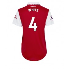 Arsenal Benjamin White #4 Hjemmedrakt Kvinner 2022-23 Kortermet
